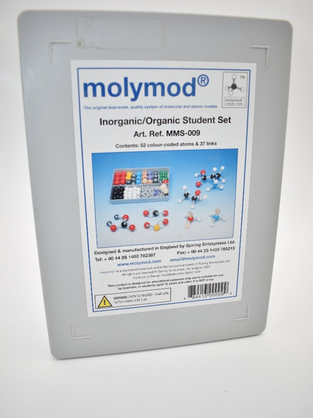 Inorganic Organic Chemistry Molecular Model Student Set 52 Atoms MolyMod MMS009
